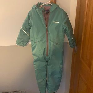 Patagonia - Girls Bunting, Snowsuit 5T, Teal. Ready to wear!